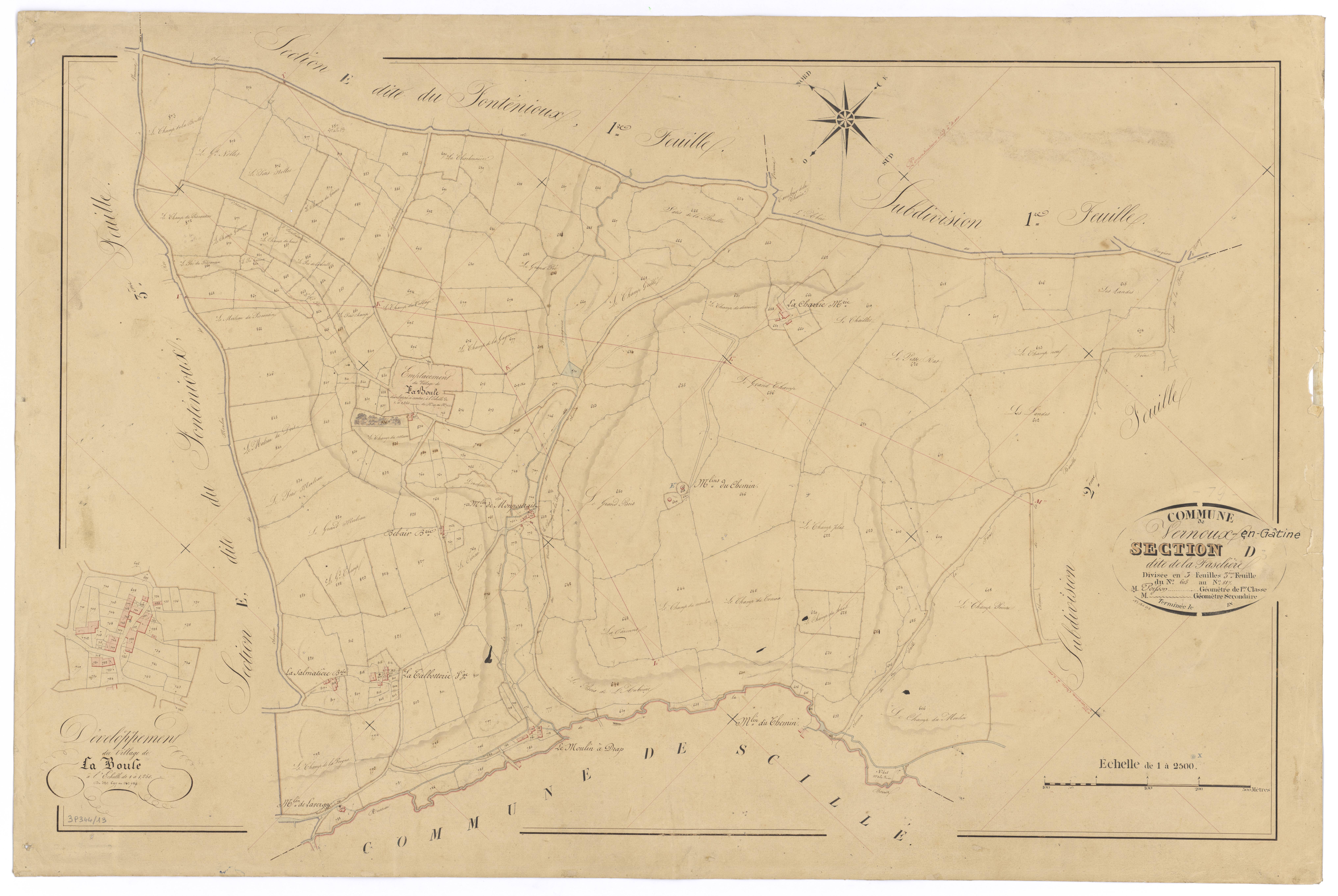 Vernoux-en-Gâtine - FRAD079_CADASTRE_NAPOLEONIEN Section D3 dite de la Faselière
