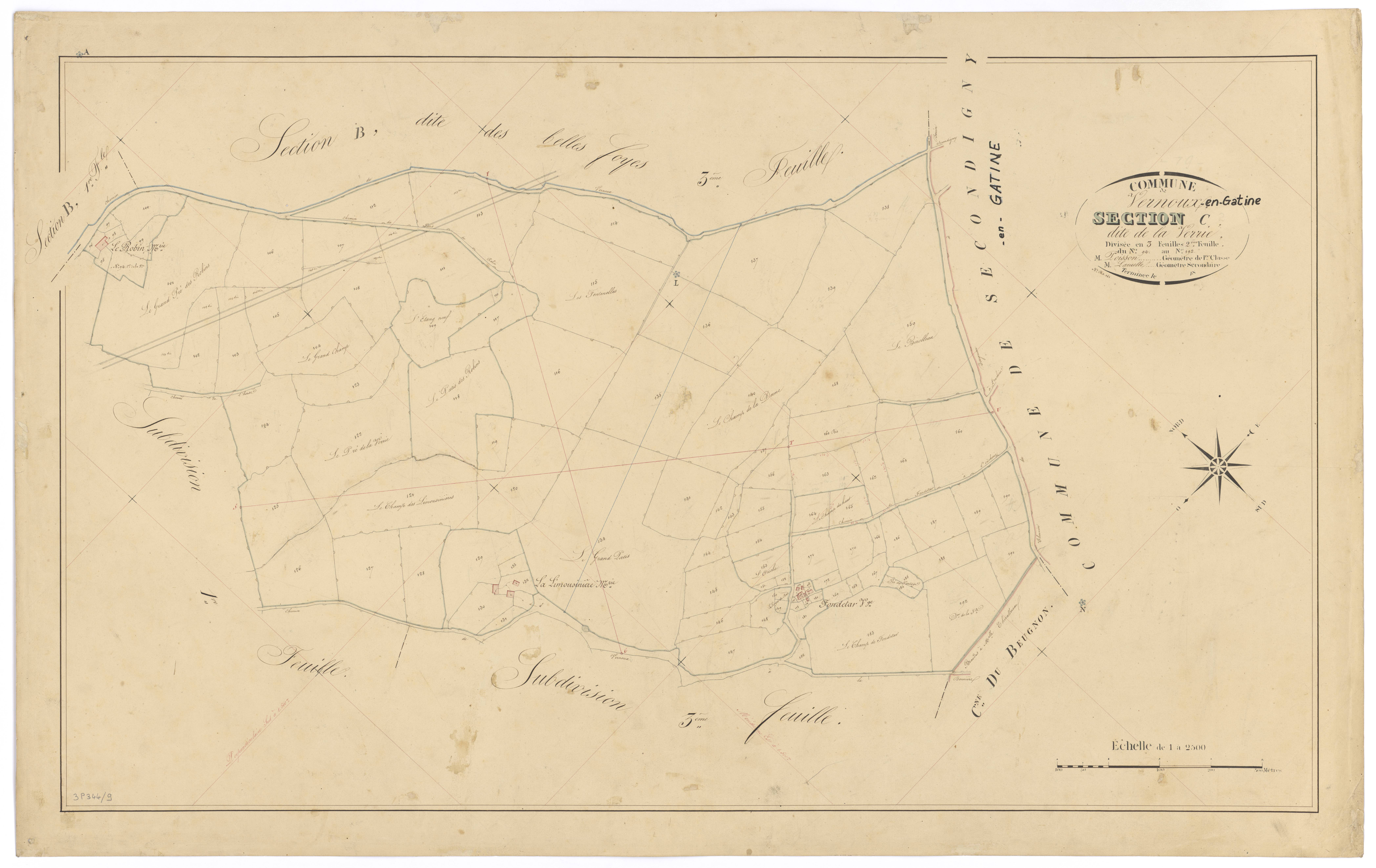 Vernoux-en-Gâtine - FRAD079_CADASTRE_NAPOLEONIEN Section C2 dite de la Verrie