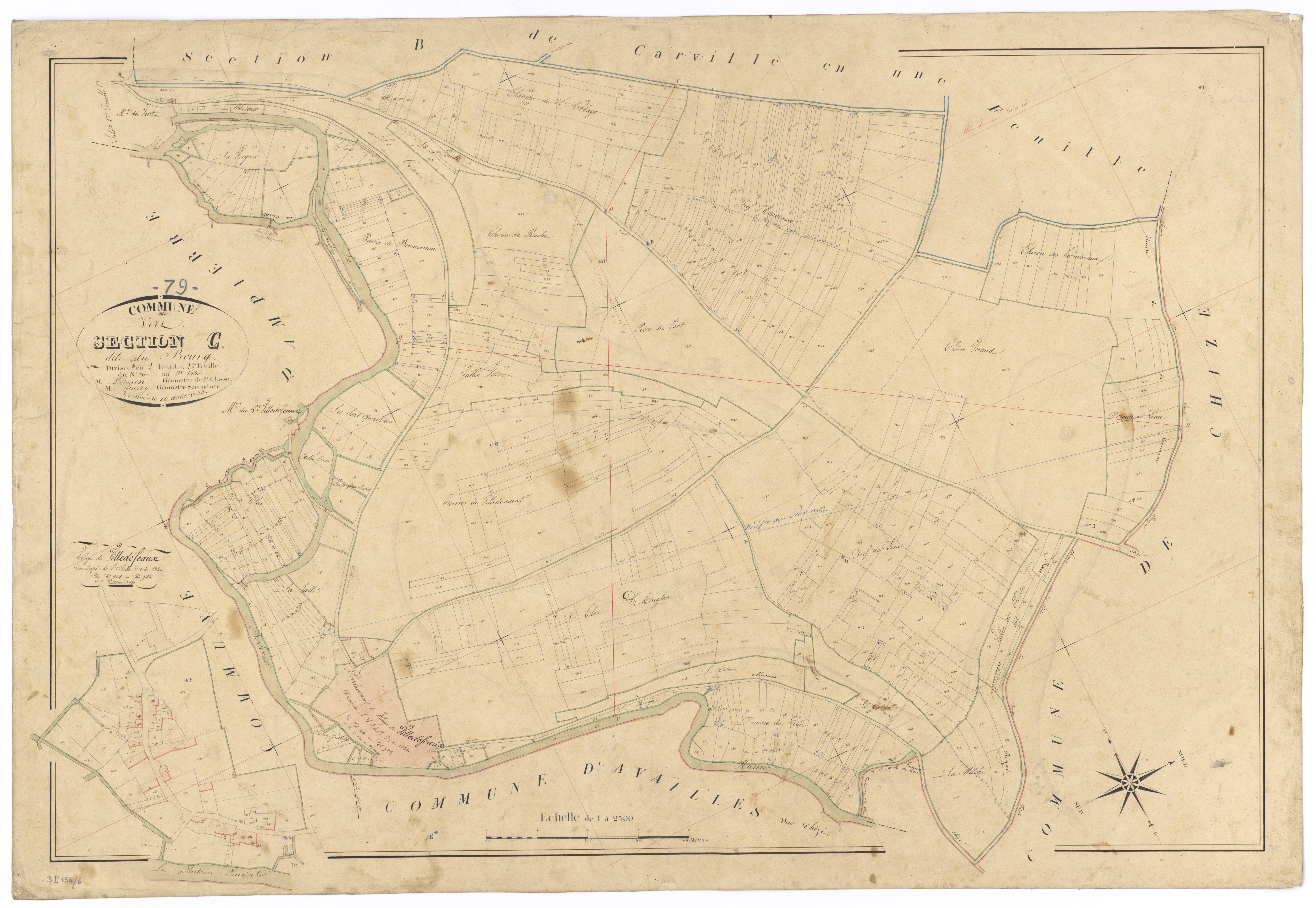Le Vert - FRAD079_CADASTRE_NAPOLEONIEN Section C2 dite du Bourg