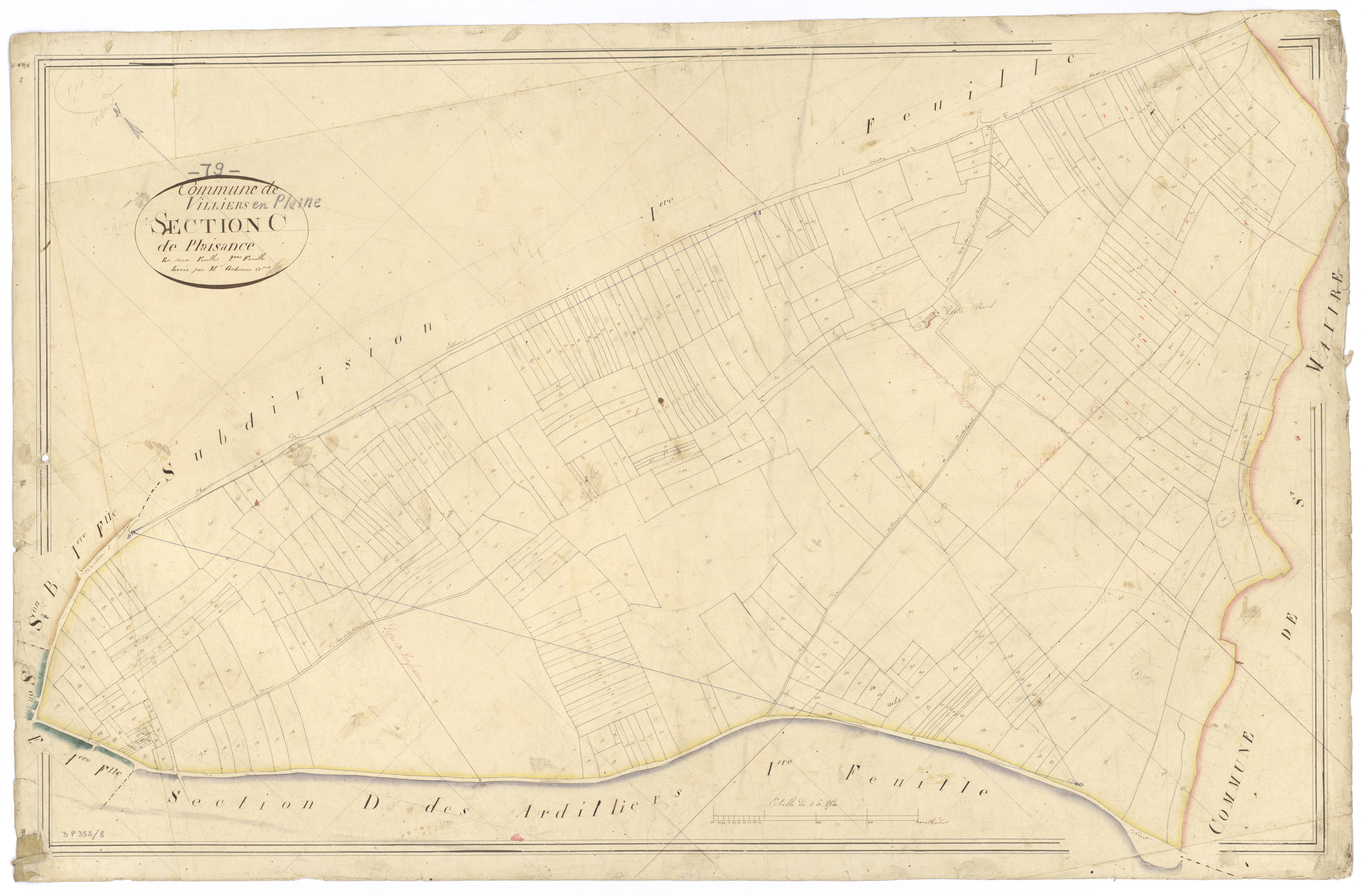 Villiers-en-Plaine - FRAD079_CADASTRE_NAPOLEONIEN Section C2 dite de Plaisance