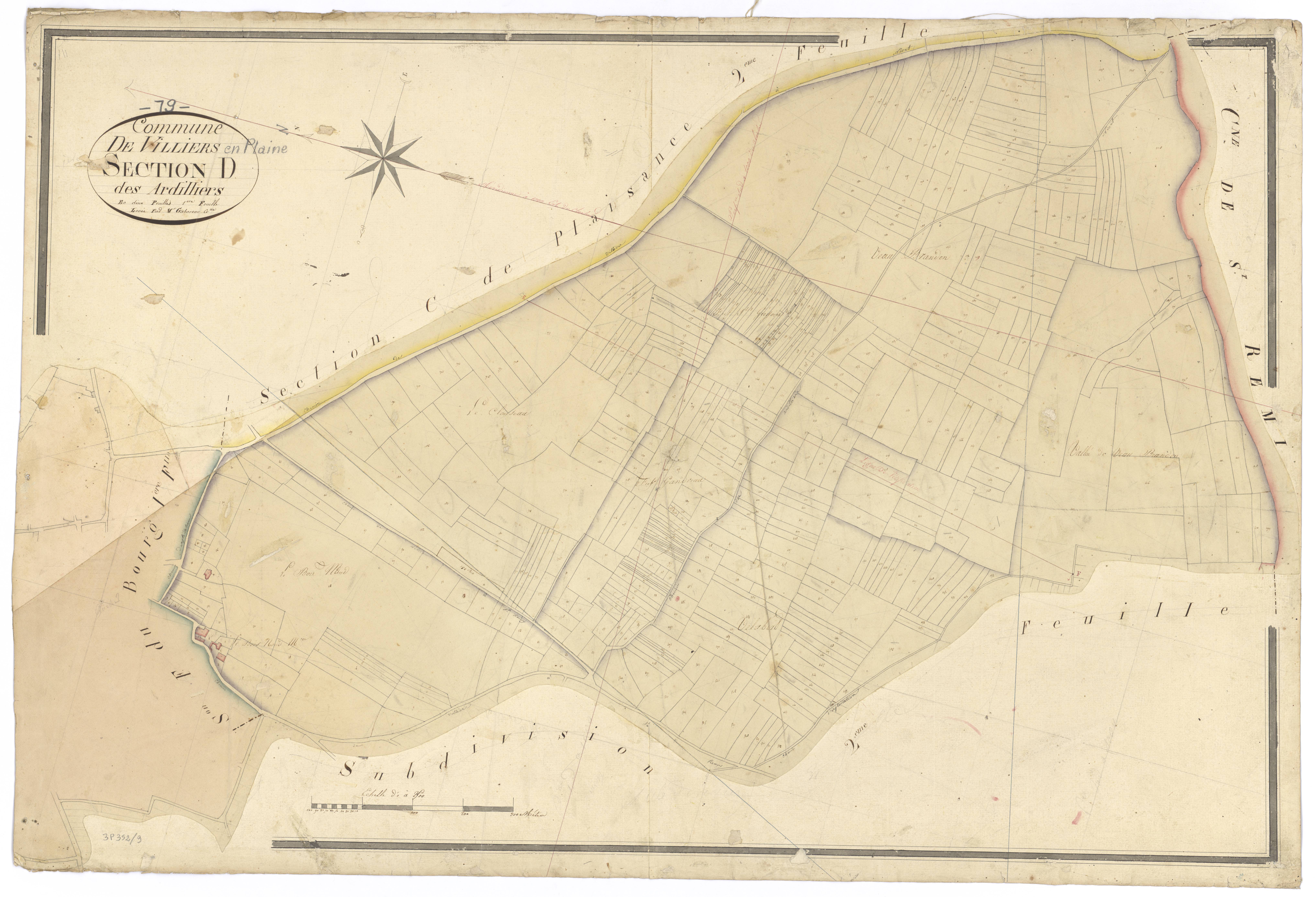 Villiers-en-Plaine - FRAD079_CADASTRE_NAPOLEONIEN Section D1 dite des Ardilliers 
