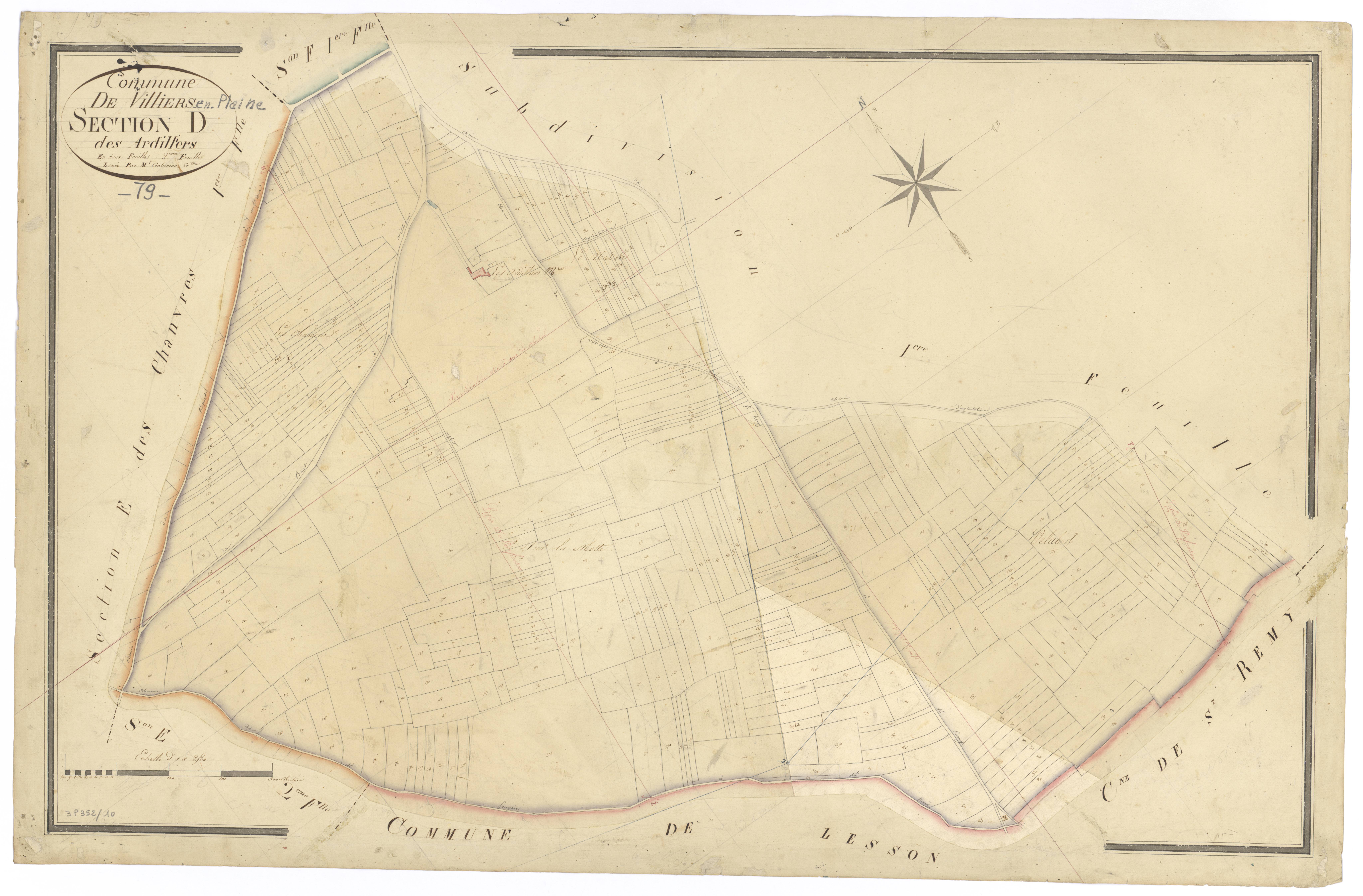 Villiers-en-Plaine - FRAD079_CADASTRE_NAPOLEONIEN Section D2 dite des Ardilliers
