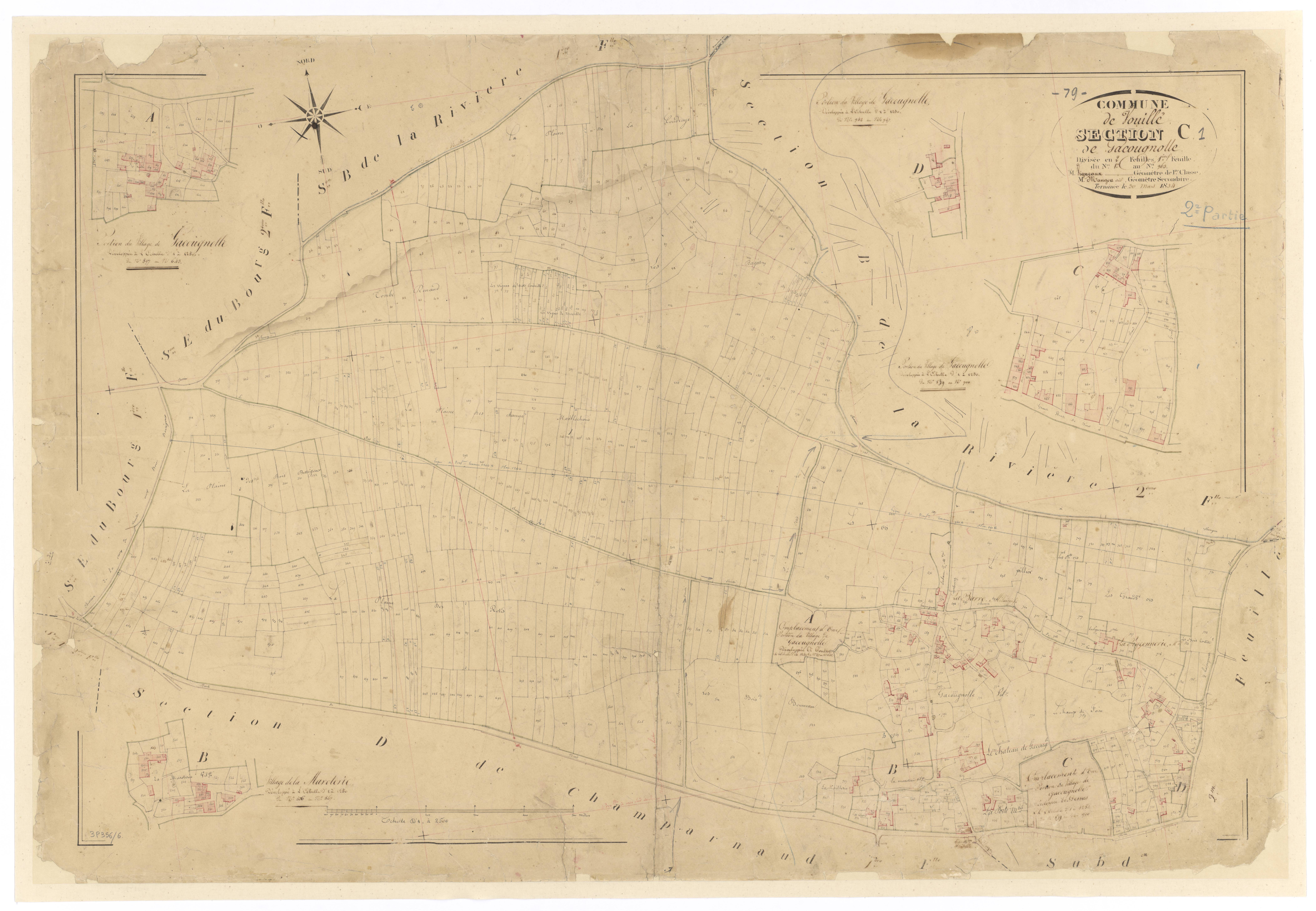 Vouillé - FRAD079_CADASTRE_NAPOLEONIEN Section C1 dite de la Gacougnolle 