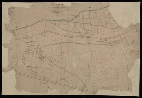 Plan du cadastre napoléonien - Abbeville : Faubourg Dubois (Le), I