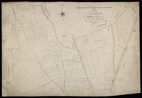 Plan du cadastre napoléonien - Abbeville : haut Terroir de Menchecourt (Le), G2
