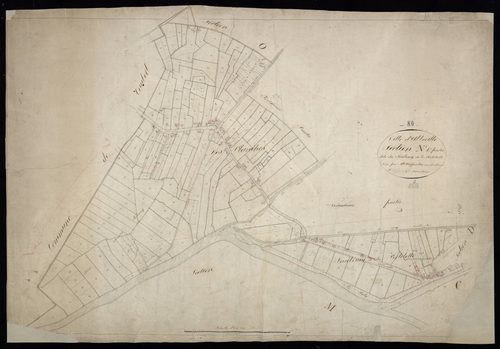 Plan du cadastre napoléonien - Abbeville : Faubourg de la Portellette (Le), N1