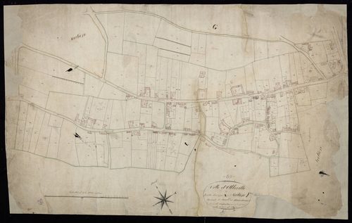 Plan du cadastre napoléonien - Abbeville : Faubourg de Menchecourt (Le), F développement