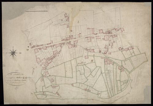 Plan du cadastre napoléonien - Abbeville : Faubourg de Saint Gilles (Le), L et M développées