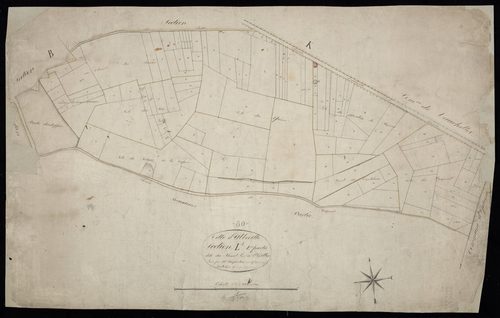 Plan du cadastre napoléonien - Abbeville : Haut Terroir de Saint Gilles (Le), L1