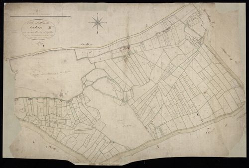 Plan du cadastre napoléonien - Abbeville : Bas Terroir de Saint Gilles (Le), M