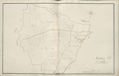Plan du cadastre napoléonien - Atlas cantonal - Ablaincourt-Pressoir (Pressoir) : A