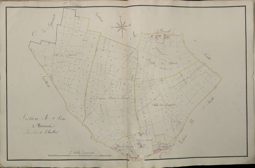 Plan du cadastre napoléonien - Atlas cantonal - Ablaincourt-Pressoir (Ablaincourt) : Bovent, A2