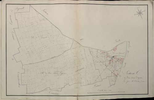 Plan du cadastre napoléonien - Atlas cantonal - Ablaincourt-Pressoir (Ablaincourt) : Bois Anne Degenne (Le), C