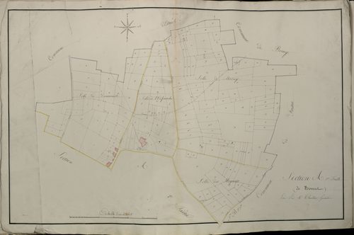 Plan du cadastre napoléonien - Atlas cantonal - Ablaincourt-Pressoir (Ablaincourt) : Bovent, A1