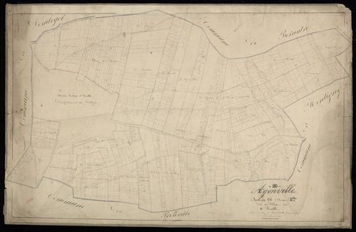 Plan du cadastre napoléonien - Agenville : Village (Le), A2