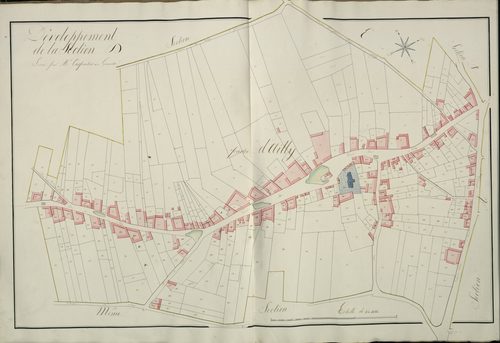 Plan du cadastre napoléonien - Ailly-le-Haut-Clocher (Ailly) : D développée