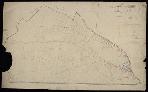 Plan du cadastre napoléonien - Ailly-le-Haut-Clocher (Ailly) : F