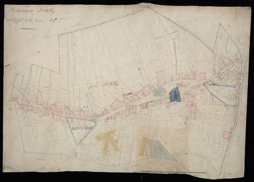 Plan du cadastre napoléonien - Ailly-le-Haut-Clocher (Ailly) : D développement