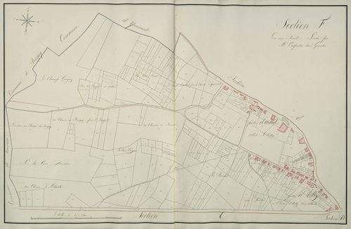 Plan du cadastre napoléonien - Ailly-le-Haut-Clocher (Ailly) : F