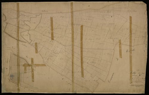 Plan du cadastre napoléonien - Ailly-sur-Noye : Chemin de Merville (Le), B