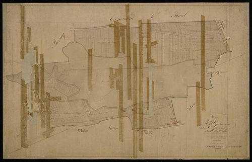 Plan du cadastre napoléonien - Ailly-sur-Noye : Haute borne (La), C1