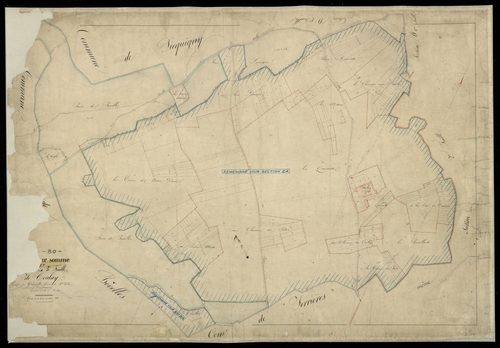 Plan du cadastre napoléonien - Ailly-sur-Somme (Ailly sur Somme) : Toulay, C3