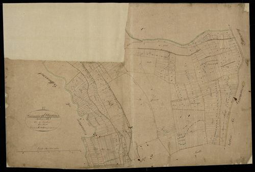 Plan du cadastre napoléonien - Airaines : Courchon, B1