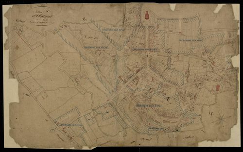 Plan du cadastre napoléonien - Airaines : Airaines, H