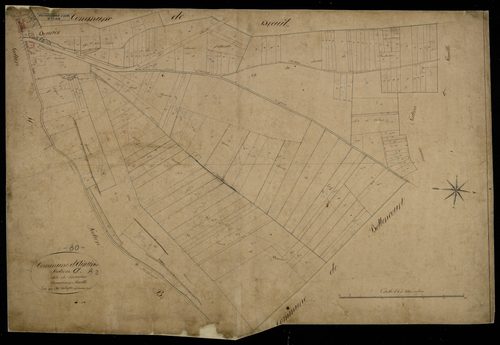 Plan du cadastre napoléonien - Airaines : Dourier, A2