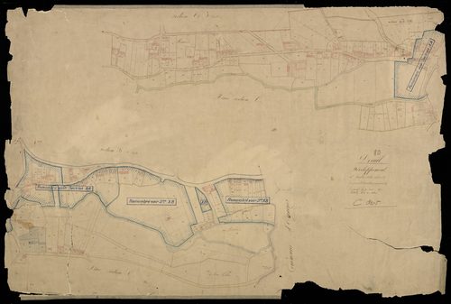 Plan du cadastre napoléonien - Airaines (Dreuil) : Chef-lieu (Le), C développement