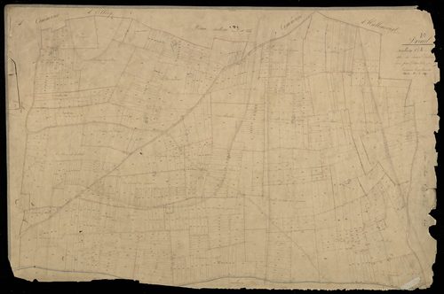 Plan du cadastre napoléonien - Airaines (Dreuil) : Chemin d'Hallencourt (Le), A2