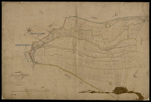 Plan du cadastre napoléonien - Airaines : Courchon, B2