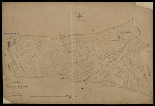 Plan du cadastre napoléonien - Airaines : E