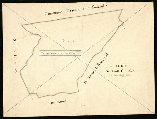 Plan du cadastre napoléonien - Albert : C2