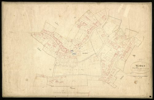 Plan du cadastre napoléonien - Allaines : Allaines, B1