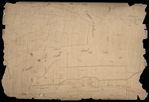 Plan du cadastre napoléonien - Allery : A1 et F développement