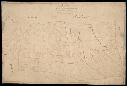 Plan du cadastre napoléonien - Allery : Routy (Le) ; Plaine de Manchy (La), A2