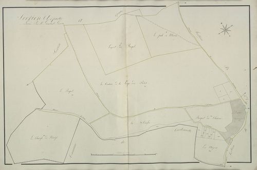 Plan du cadastre napoléonien - Allonville : A1