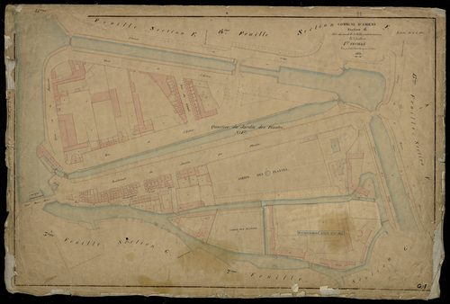 Plan du cadastre napoléonien - Amiens : Nord de la Ville intra-muros (Le), G1