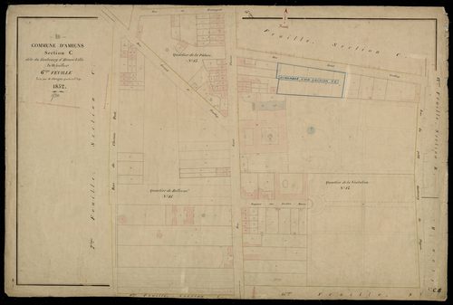Plan du cadastre napoléonien - Amiens : Faubourg d'Henri-Ville (Le), C6
