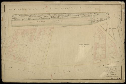 Plan du cadastre napoléonien - Amiens : Faubourg d'Henry-Ville (Le), C3