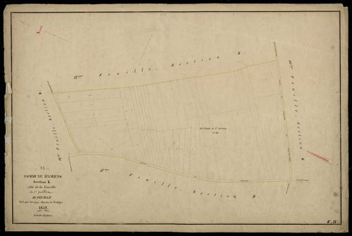 Plan du cadastre napoléonien - Amiens : Neuville (La), K11