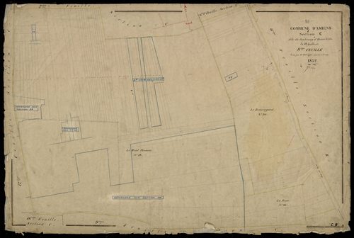 Plan du cadastre napoléonien - Amiens : Faubourg d'Henri-Ville (Le), C8