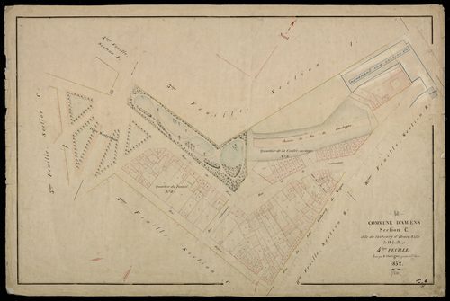 Plan du cadastre napoléonien - Amiens : Faubourg d'Henri-Ville (Le), C4