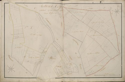Plan du cadastre napoléonien - Atlas cantonal - Amiens : Grand Champ (Le) ; Terres de Hollande (Les), X et Y
