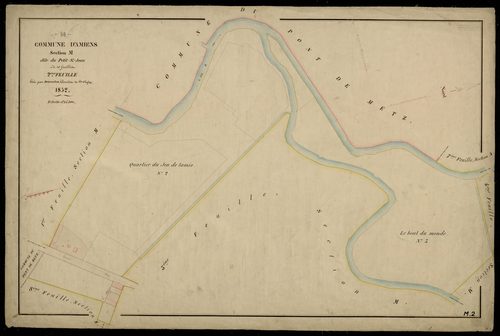 Plan du cadastre napoléonien - Amiens : Petit-Saint-Jean (Le), M2
