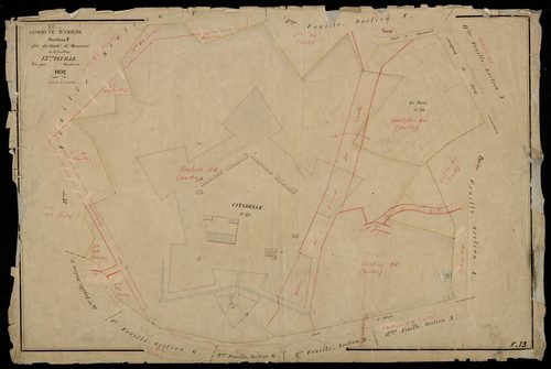 Plan du cadastre napoléonien - Amiens : Faubourg Saint Maurice (Le), F13