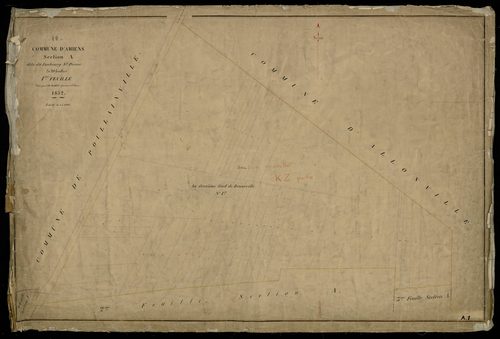 Plan du cadastre napoléonien - Amiens : Faubourg Saint Pierre (Le), A1