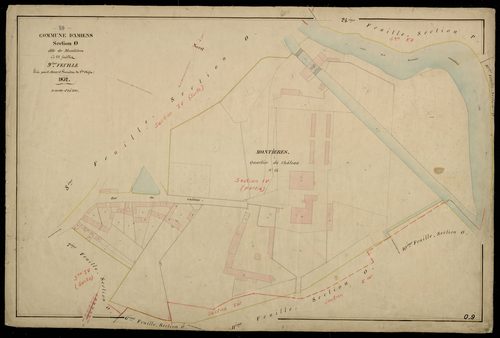 Plan du cadastre napoléonien - Amiens : Montières, O9