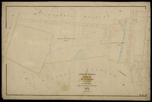Plan du cadastre napoléonien - Amiens : Petit-Saint-Jean (Le), M5